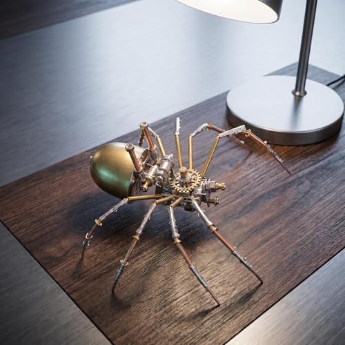 3D Metal Puzzles for Adults Teens-150+Pcs-Mechanical Spider Bee Insect Models-3 Hours to Build-Ideal for Birthday Gifts and Decorations (Mechanical Spider E) - Image 5