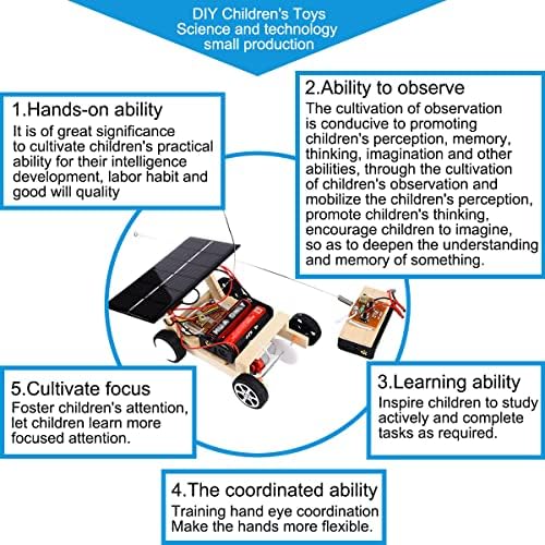 Wooden Solar Car Model Kit to Build for Youth Age School Educational Science Experience Kit | Wireless Remote Control Electric Motor Building Toy | Hybrid Powered - Image 7