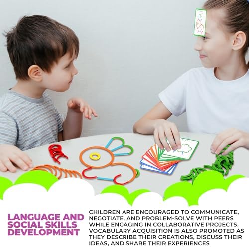 puzgic Stem Kids Toys for Creative Learning Building Educational Resources Kids Toy for Preschool and Kindergarten 3 4 5 6 Years Old Boys and Girls Brain Teaser Smart Sticks Montessori Toys - Image 6