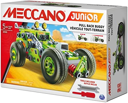 Meccano Builders 3-in-1 Pull-Back Buggy - STEM Building Toys Ages 5+ - Image 4