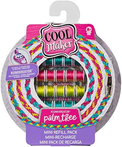 Cool Maker, KumiKreator Palm Tree Mini Fashion Pack Refill, Friendship Bracelet Activity Kit by CoolMaker