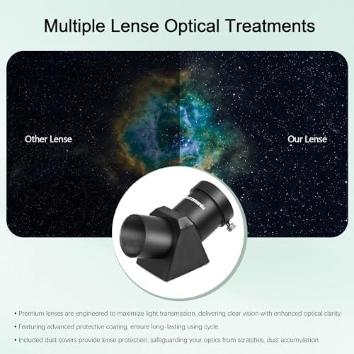 Astromania 1.25" 6mm Plossl Telescope Eyepiece - Bundle with - 1.25" 45-Degree Diagonal Prism - Image 5