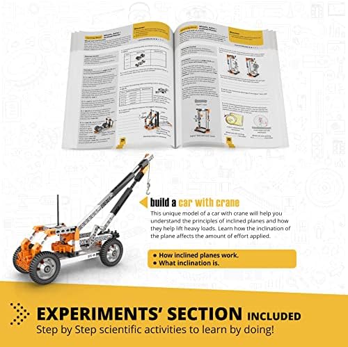 Engino STEM Toys, Mechanics: Wheels, Axles & Inclined Planes, Building Toys for Kids 9+, Fun Educational Set, Gifts for Boys & Girls, Kids Engineering Kit (14 Model Options) - Image 6