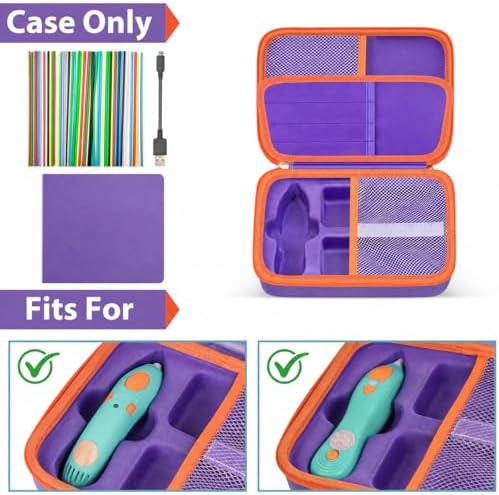 casmilee 3D Pen Carrying Case for 3Doodler Start+ Essentials 2023/2024 - Image 2