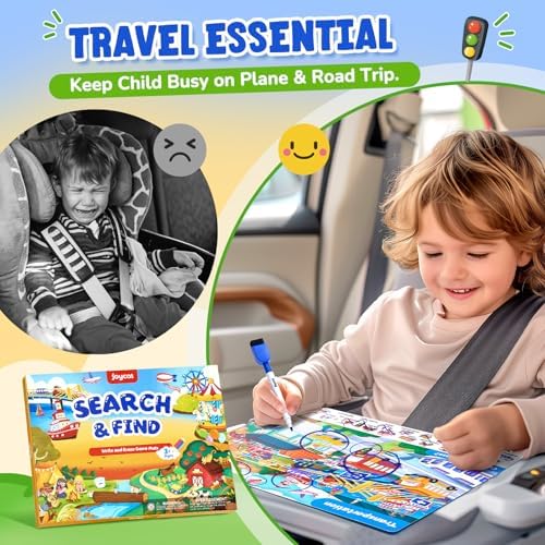JoyCat Search & Find Activity Books, Preschool Learning Game Activities - Image 3