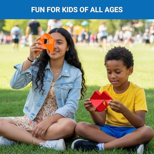 Pickagram Tangram 3D Magnetic Puzzle for Kids (8-12), Adults & Seniors | STEM Certified Fidget Puzzle - Magnetic Pattern Blocks for Cognitive Development, Creativity & Focus - White - Image 4