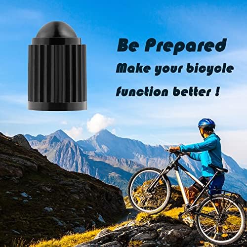 KURAMI Tire Valve Stem Caps 200 Pcs,Black Plastic Valve Caps Sealing Ring - Image 5