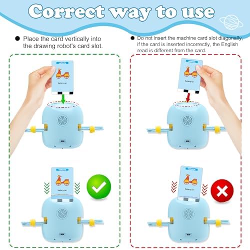 Drawing Robot for Kids with 150 Cards, Voice Interactive Educational Drawing Kit for Kids, Montessori Painting Learning Toys for 3 4 5 6 7 8 Year Old Boys Girls Birthday Party - Image 4