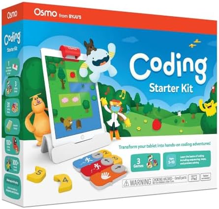 Osmo Coding Kit, Ages 5-10+, Coding for Kids, Learn to Code, STEM, iPad - Image 2