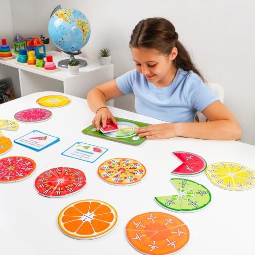 Simply magic 112 PCS Yummy Magnetic Fractions - Magnetic Fraction Tiles - Image 4