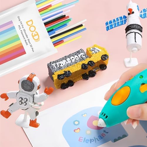 3D Pen PCL Filament Refill, Only Fit for 3Doodler Start 3D Pen, PCL Filament Refill Pack by DO3D (10 Colors) - Image 5