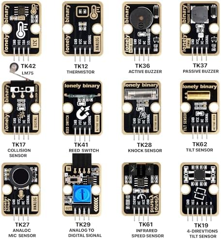 Lonely Binary TinkerBlock 46-in-1 Sensor Kit STEM for C++ ESP32 Pico - Image 4