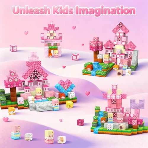 Magnetic Building Blocks STEM Toy Magnet Cubes for Kids 4-12 - Image 2