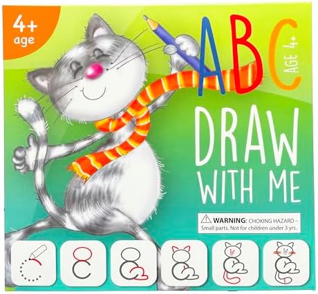 Learn to Draw ABC Letters: Crafts & Art Supplies for Kids Ages 3-6, Gift by MDCREATIVE