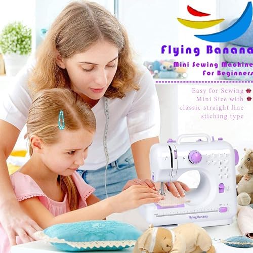 Flying Banana Portable Sewing Machine for Beginners, 12-Stitch Mini - Image 5