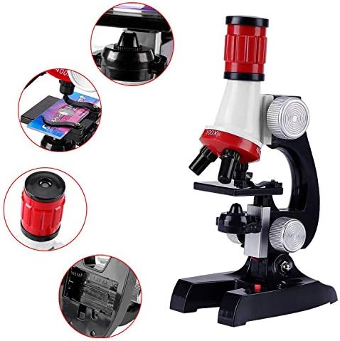 Little World Science Kits for Kids Beginner Microscope Kit with LED 100X 400X and 1200X Magnification Kids Educational Toy Birthday Halloween - Image 3