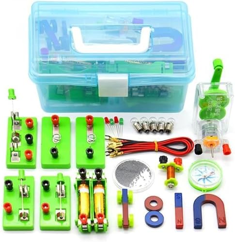 Physics Electricity & Electromagnetism Experiment Kit - Complete Lab Equipment Box for Science Classrooms by Unknown