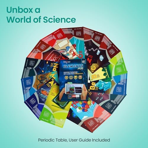 STEM Chemistry Kit for Kids | Interactive Learning Toy with Augmented Reality Educational Flashcards| Educational Science Kit with Learning app for Homeschool & Classroom | 360ED Elements AR - Image 4