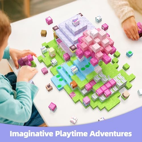 GobiDex Magnetic Building Blocks Princess Castle for Girls Age 3+ Year Old - Image 3