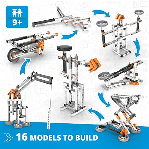 Engino STEM Toys, 16 Models in 1, Mechanics Levers & Linkages, Construction Toys for Kids 9+, Educational Kit, Gift for Boys & Girls, Fun Kids Activities, Engineering Kit - Image 2