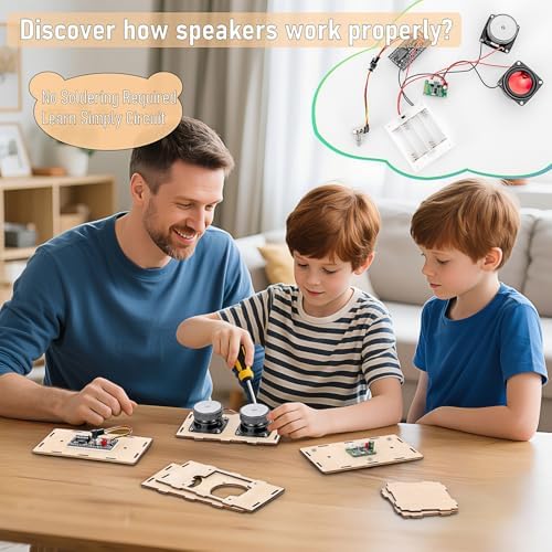 STEM Kit for Kids & Adults Age 8-12, Build Your Own Bluetooth Speaker - Image 5