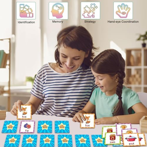 Magnetic Fraction Tiles & Circles Fraction Manipulatives, Memory Games for Kids Ages 4-8 Matching Game for Toddlers 3-5 - Image 5