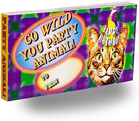 Party Animal Flipbook for Kids Ages 6-12, Animation Flip Book for Children by Fliptomania