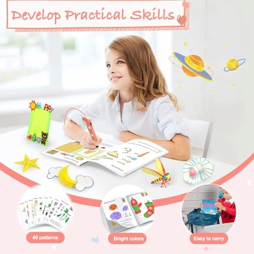 SONGTIY 3D Painting Drawing Book, 40 Patterns Painting Graffiti Template - Image 4
