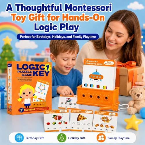 Xuoent Preschool Learning Toys for Kids Ages 3-8+, Montessori Logic Toys - Image 6
