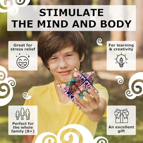 Shashibo OCTA Magnetic Puzzle Toy, Stress Relief Fidget Toy - Image 3