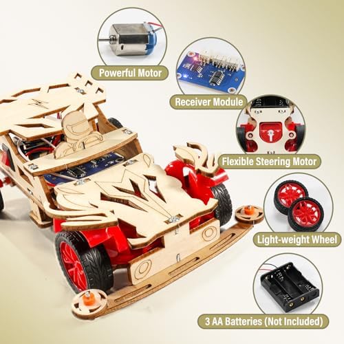Yutin 6 in 1 STEM Kits for Kids Ages 8-10, Wood Building Crafts Kits for Boys, Toys for Boys Age 8-12, 3D Wooden Puzzles - Image 3