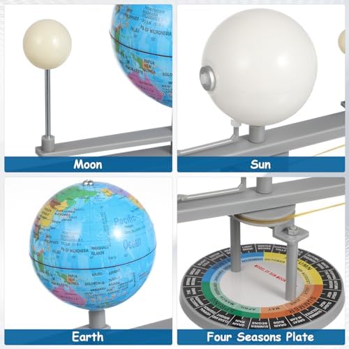 Vaguelly Sun Earth Moon Model Astronomy Teaching Tool for Classroom - Image 6