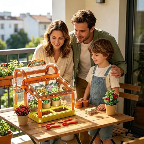 Gardening Greenhouse Growing Kit, with an Irrigation System,Growth Lights - Image 2