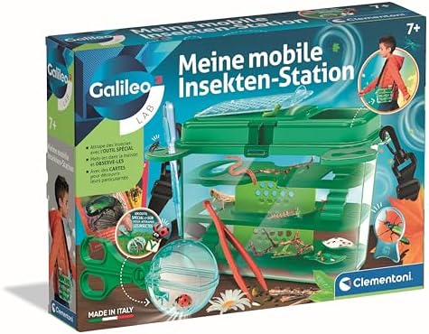 Clementoni Galileo Lab 59440 My Mobile Insect Station – Insect Observation and Exploration – Experiment Box for Children from 7 Years Old by Clementoni