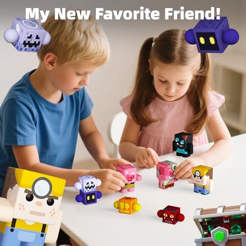 GobiDex 8PCS Magnetic Figures, Creatures of Block World Toys Pack - Image 6