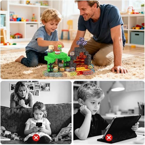 Magnetic Building Blocks STEM Toy Magnet Cubes for Kids 4-12 - Image 4