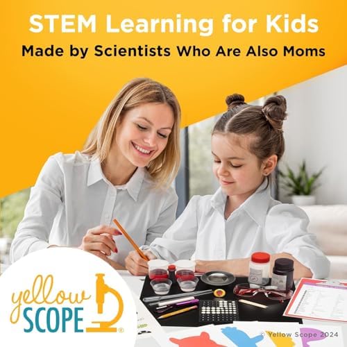 Yellow Scope Chemistry Kit, Science Experiment for Girls & Boys, STEM Activities for Kids Ages 8-12, Beakers & Bubbles Foundation Chem Set - Image 6