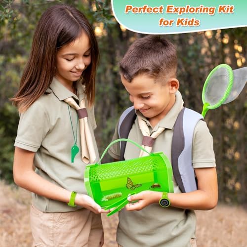 Bug Catcher Kit & Outdoor Explorer Kit for Kids, 10 Pcs Bug Catching Kit - Image 6