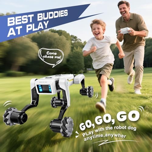 Smart Robot Dog with Wheels, 30+ Programmable Actions, Voice & Remote - Image 6