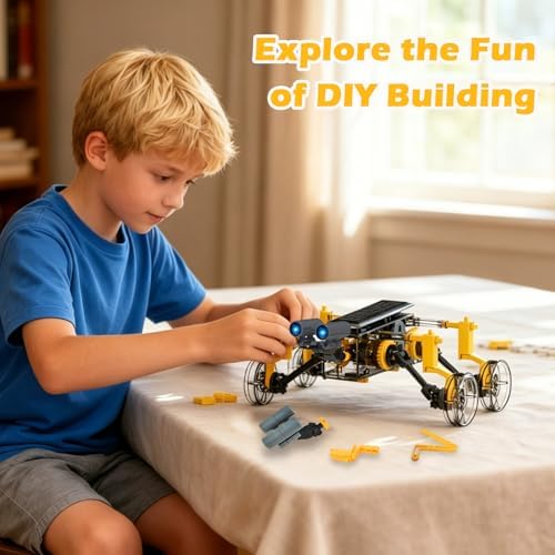 25-in-1 Solar Science Robot Kit, STEM Building Toy for Kids Ages 8+ - Image 2