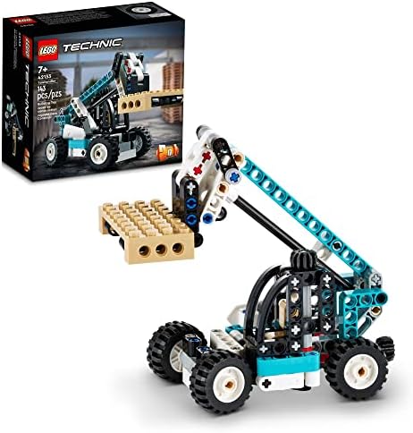 LEGO Technic 2 in 1 Telehandler 42133 Forklift to Tow Truck Toy Models, Construction Truck Building Set, Toys for Kids, Boys and Girls Aged 7 Plus by Unknown
