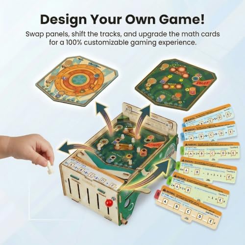 Wooden Pinball Machine & Educational Math Games for Kids Ages 8-12 - Image 5