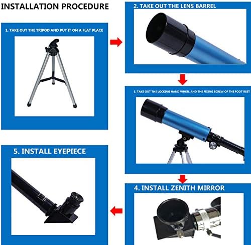 High Power Monocular Telescope for Beginners - Compact Astronomical Binoculars for Students, Outdoor Adventures, and Stargazing (1pc) (C 1pc Telescope) - Image 6