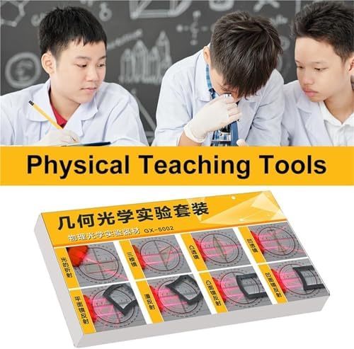 Optical Experiment Set, Geometric Optics Refraction Demonstration Kit, Physical Teaching Apparatus, Educational Physics Lab Equipment, Easy Operate Science Learning Tool for Students - Image 6