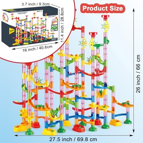 232 PCS Marble Toy Premium Set,Marble Track Race Set - Image 6