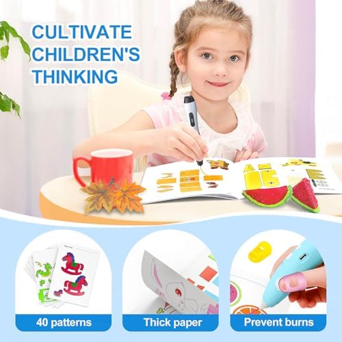 3D Printing Drawing Book, 40 Original Patterns Painting Graffiti Template - Image 4