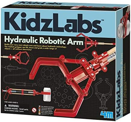 4M Hydraulic Robot Arm Kids Science Kit, Model:4106 by 4M