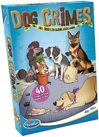 ThinkFun Dog Crimes Logic Game - Engaging Brainteaser for Kids and Adults | Fun Detective Theme | Memory and Reasoning Skill Builder | Unique Artwork | Suitable for Ages 8 and Up - Image 2