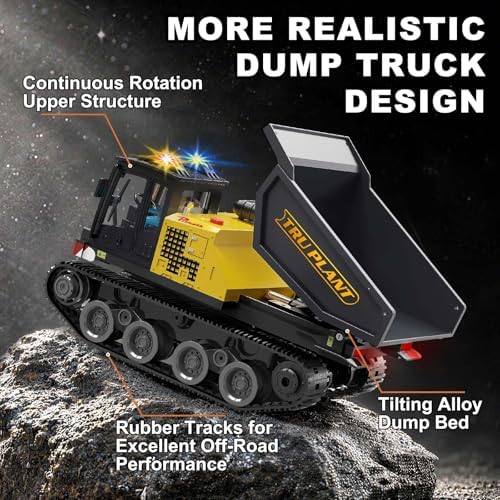 RC Dump Truck for Adults 1:50, Remote Control Dump Truck - Image 6