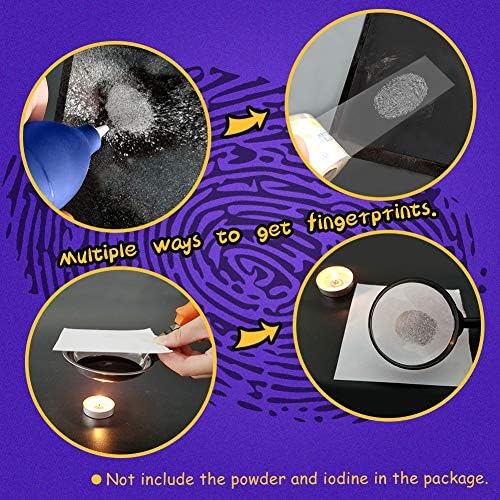 UNGLINGA Spy Kit for Kids Detective Outfit Fingerprint Toys Gifts - Image 5
